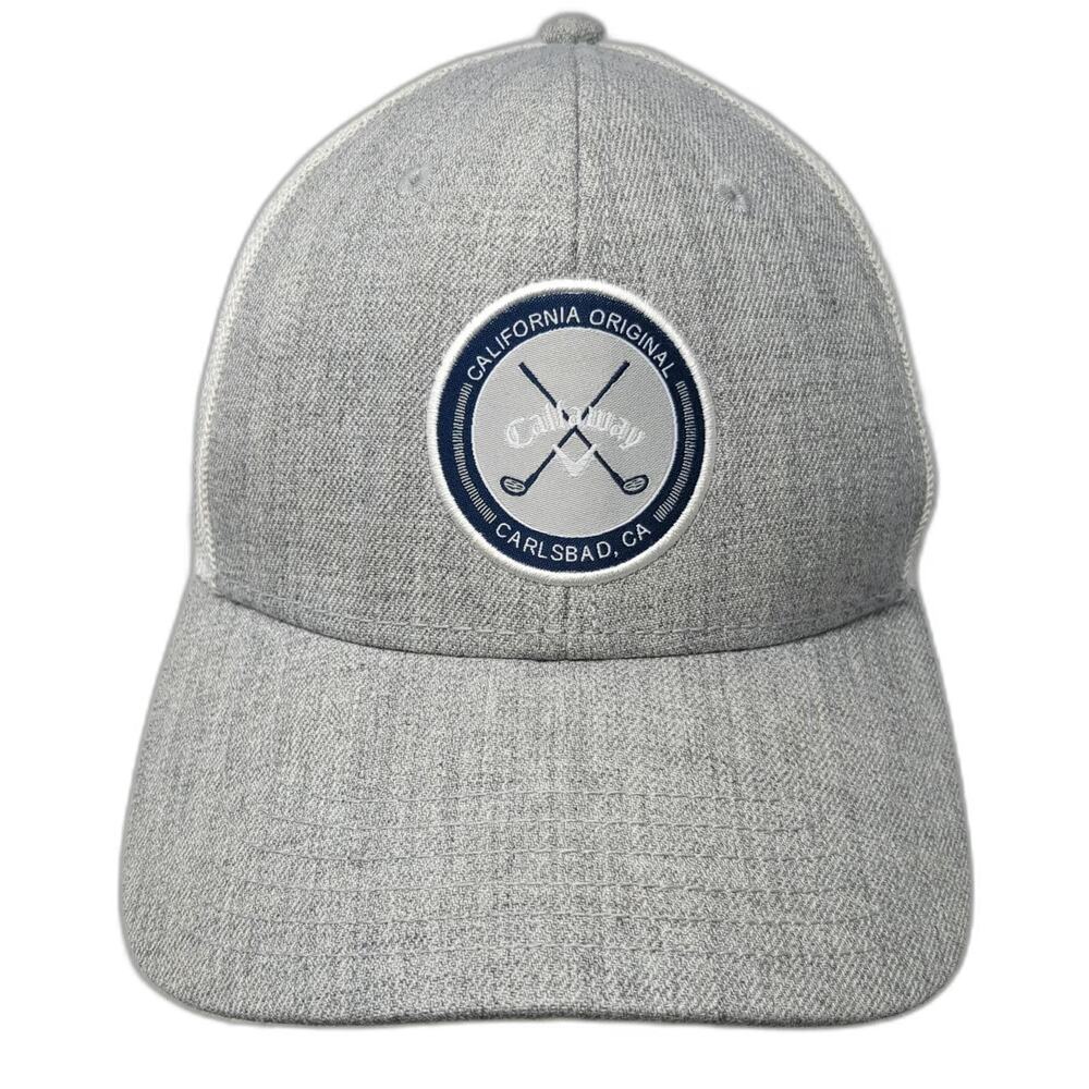 Callaway Trucker Hat Gray One Size Snapback California Original Carlsbad Golf